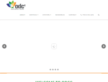 Tablet Screenshot of odcc-group.com